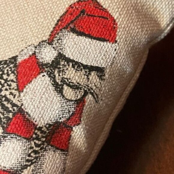 Eric & Christopher Chicken Christmas Ornament Mini Pillow Home Decoration - Picture 7 of 8